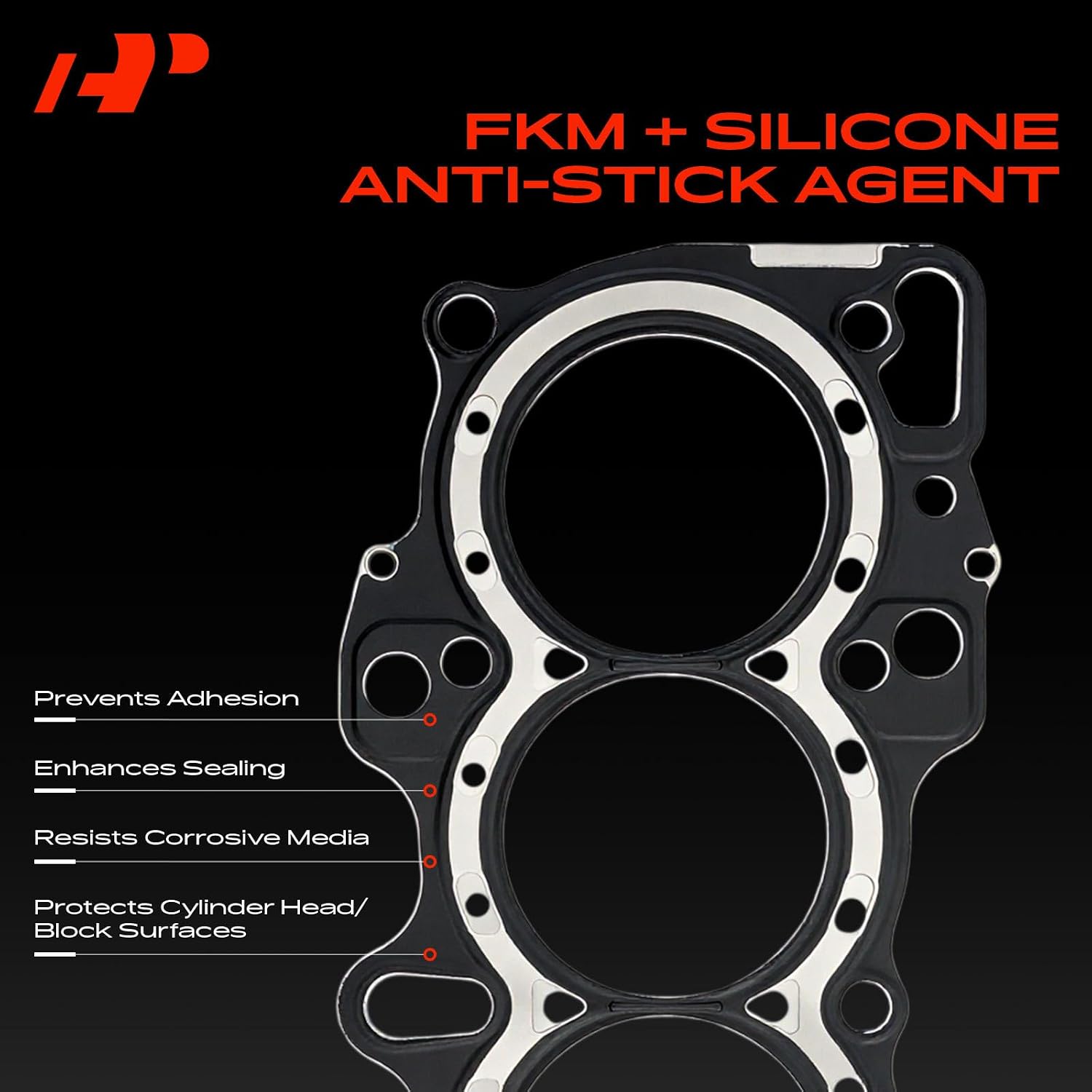 A-Premium L4 2.0L Engine Cylinder Head Gasket Compatible with Honda CR-V CRV 1997 1998 1999 2000 2001, Multi Layer Steel