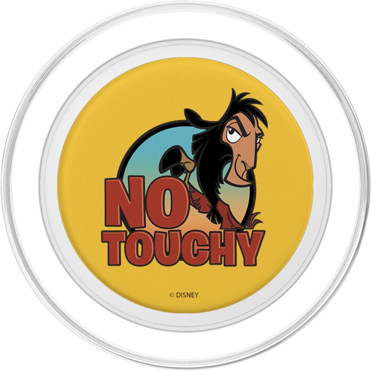 Disney Emperors New Groove Llama Kuzco No Touchy Attitude PopSockets MagSafe PopGrip for iPhone