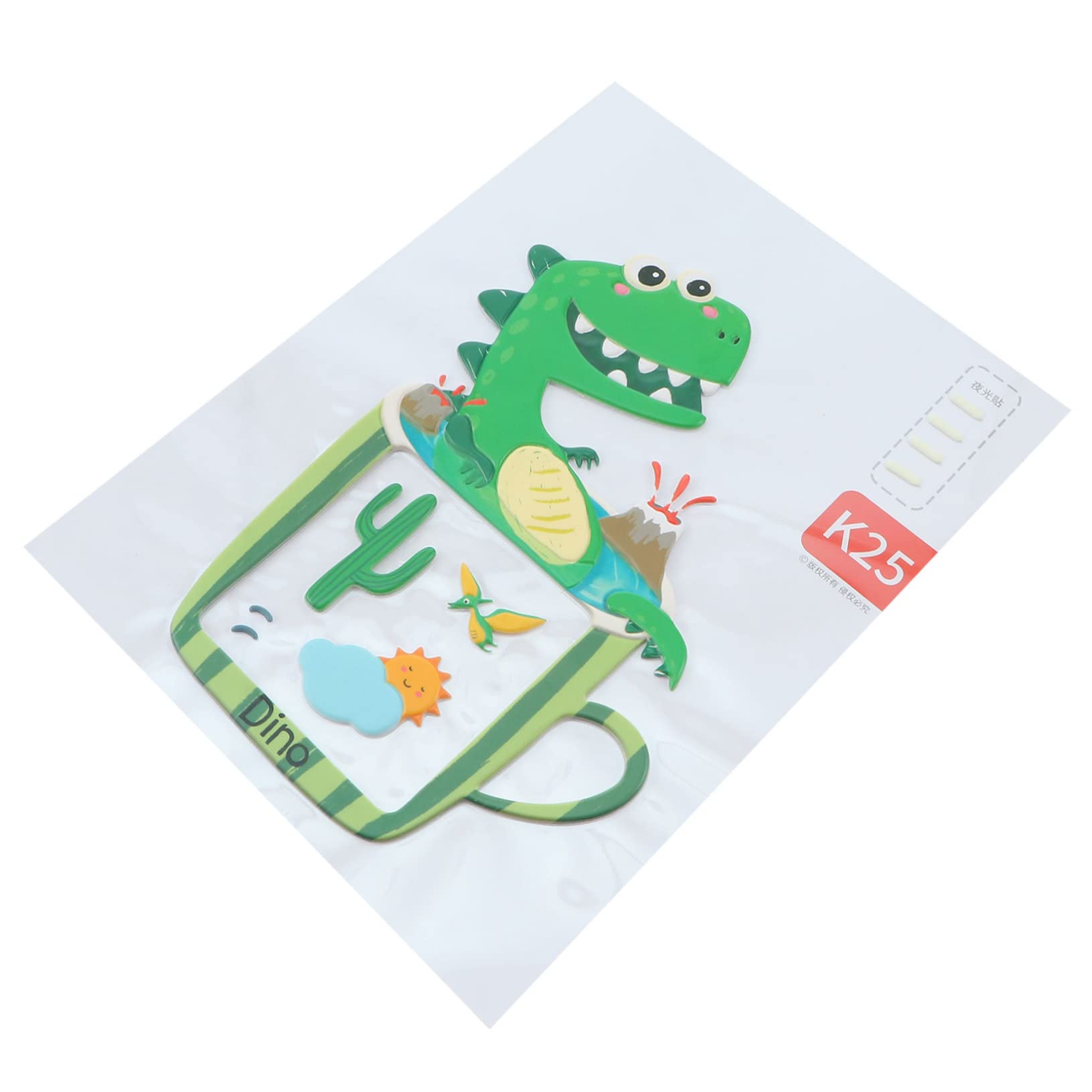 Pegatina de dinosaurio autoadhesiva infantil de material PU