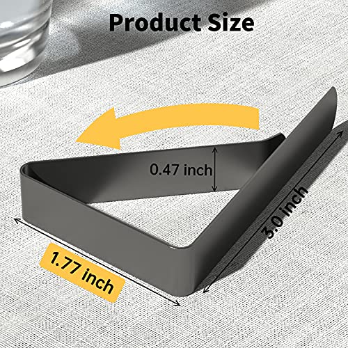 Tripole 16 Pack Tablecloth Clips For Outdoor Tables Stainless Steel Picnic Table Clips For Tablecloth Metal Table Cover Clips Table Skirt Clips Clamps For Picnic Camping Patio Wedding Party, Dark Grey #TOP1