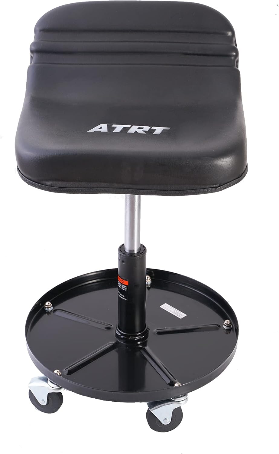 ATRT 300-LB Capacity Pneumatic Mechanic Roller Seat, Adjustable Rolling Stool, with 2.5-inch Heavy Duty Casters and Tool Tray, Black : Automotive
