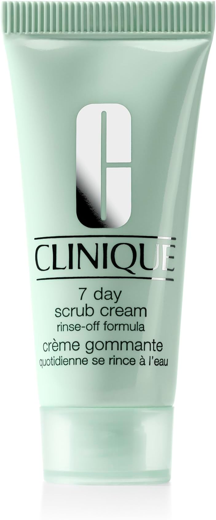 Clinique 7 Day Daily Gentle Face Exfoliator Lightweight Scrub Cream For All Skin Types | Mild Face Scrub With Silica | Exfoliating + Refining