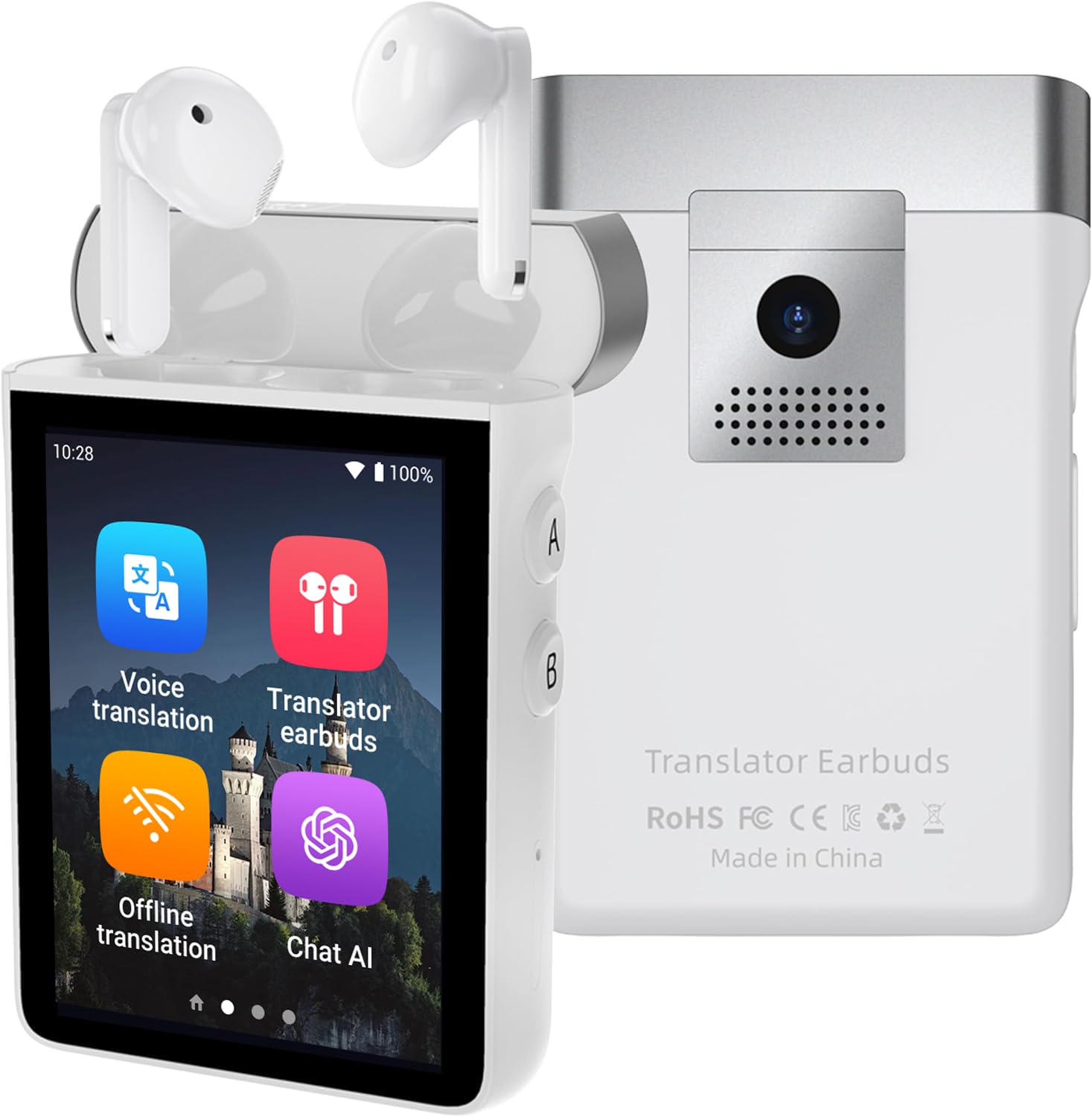 ANFIER A9 Translation Earbuds WIFI WHITE