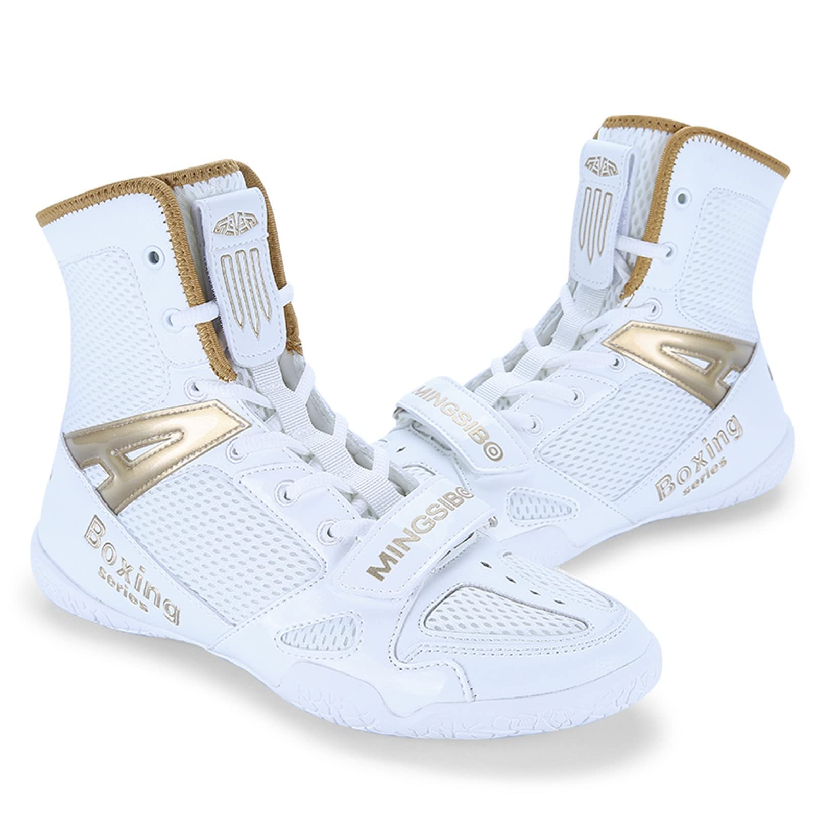BoxenSchuhe Herren Deep Squat Schuhe Wrestling Schuhe Combat Boxers Trainer Transpirable Boxers Botas Reductores para Hombre