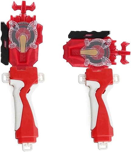 Miniatura 6 de Juego de juguetes de hoja de batalla, juguetes de lanzador chispeante agarre Bey Battling Top Burst B-155 Booster Master Diábolos. Gn lanzador