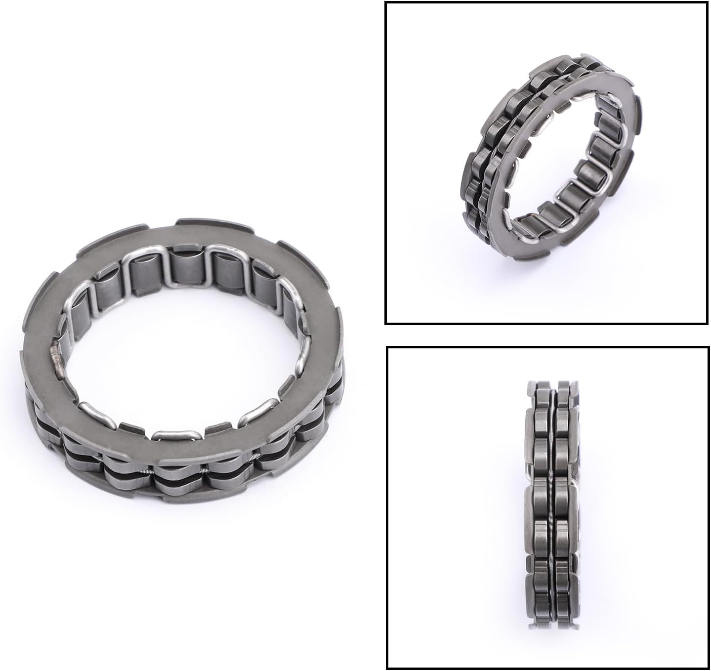 ReinForced Starter Clutch One-Way Bearing Gear Kit Way Starter Clutch Bearing Fit For Hisun Sector 450 550 750 Vector 450 Massimo Alligator 500 550 700 Knight MSA500 MSU700 Hisun Sector HS500