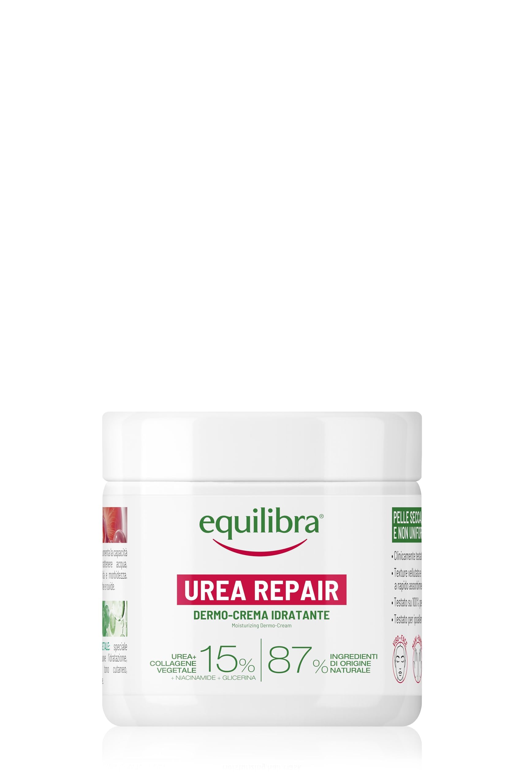 Equilibra Crema Idratante Viso, Mani e Corpo, 400 ml, per Pelli Sensibili