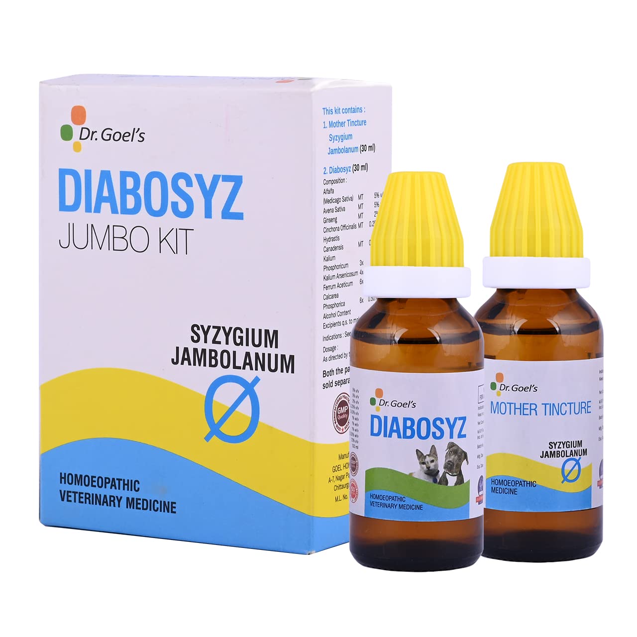 Dr.Goels DIABOSYZ Jumbo Kit Drops for Pets (B0C3CY3R3M) Amazon Price History, Amazon Price Tracker