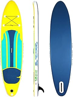 WBJLG Stand Up Inflatable Paddle Board 335 * 81 * 15CM Ultra-Light for All Skill Levels Everything Included with Board, Travel Backpack, Adj Paddle, Pump, Leash