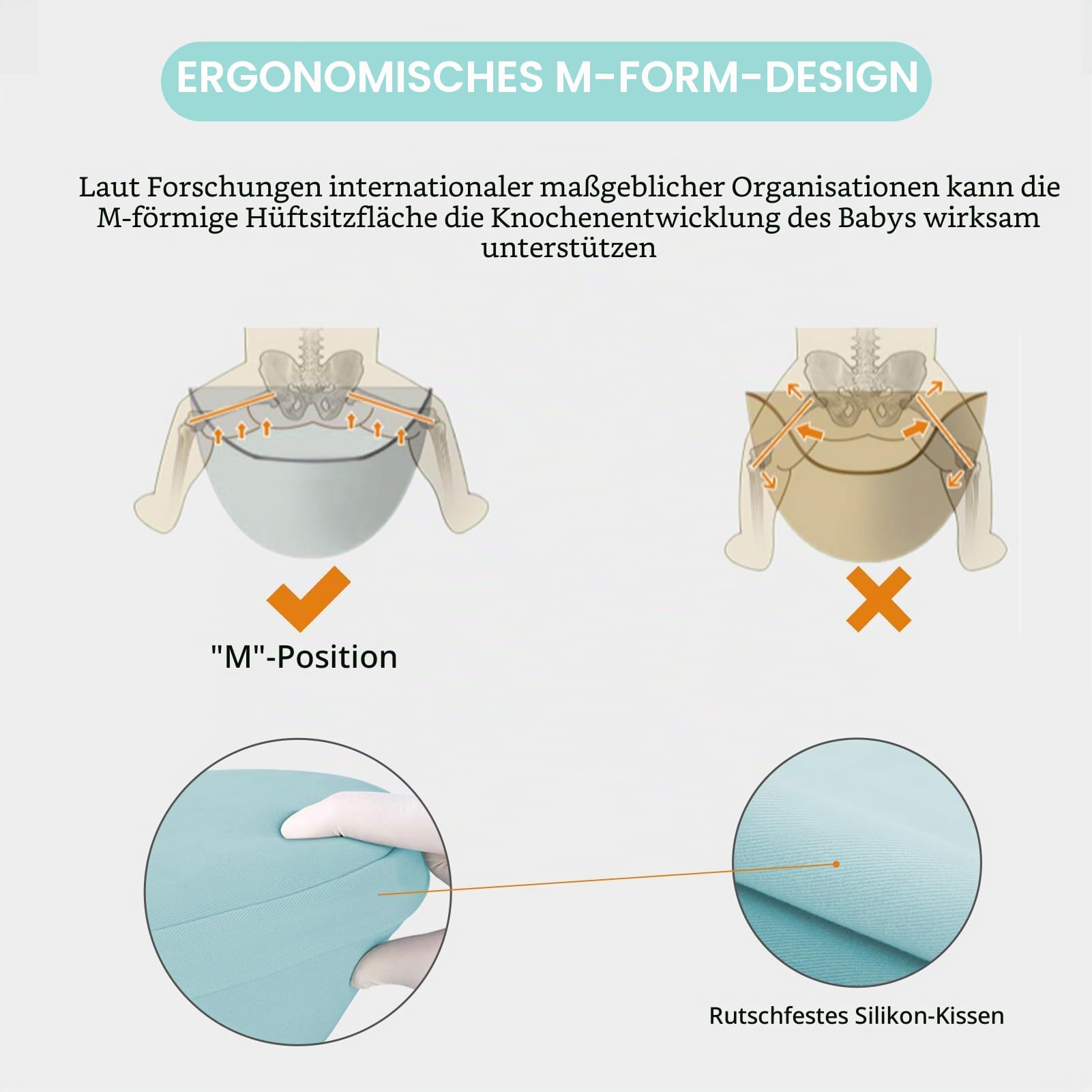 IULONEE Neugeborene Babytrage Baby Carrier Ergonomisch Babytrage mit Hüftsitz Multifunktional Kindertrage Dorsal und Ventral Babyrückentragen für Kleinkinder 3 Monate bis 3 Jahre (3-20kg) Grün