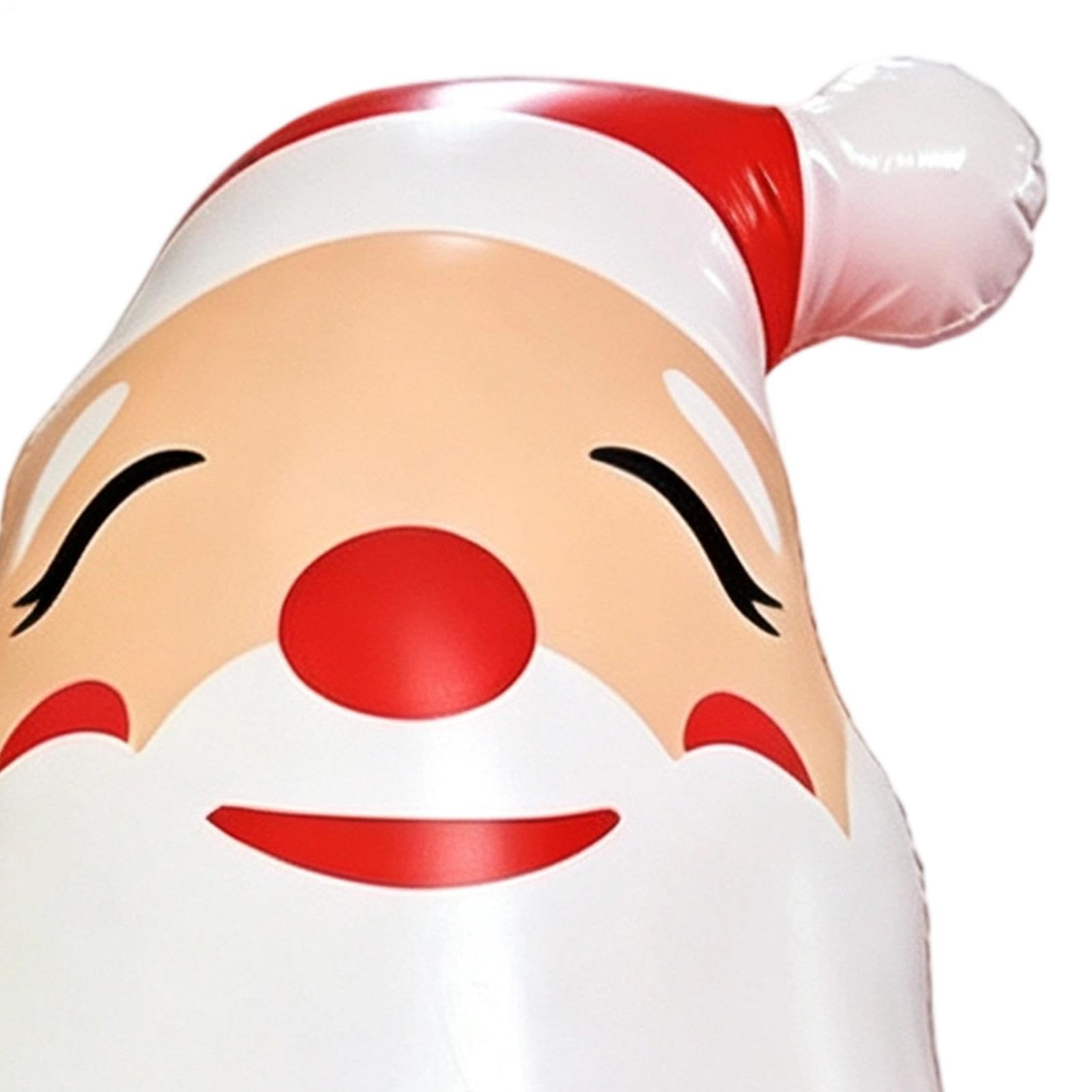 Figuras Hinchables Navideñas Figura LED Iluminada, 150 Cm De Altura | Decoraciones de Papá Noel para Exteriores para Parque, Escaparate, Puerta, Exterior, Jardín, Césped y Suelo