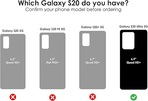 Miniatura 3 de LifeProof Next Series - Funda para Galaxy S20 UltraGalaxy S20 Ultra 5G (solo no compatible con ningún otro modelo de Galaxy S20), cristal negro