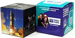 Cubo Mágico Manual do Mundo Chegada à Lua - Cubo Mágico Personalizado Profissional