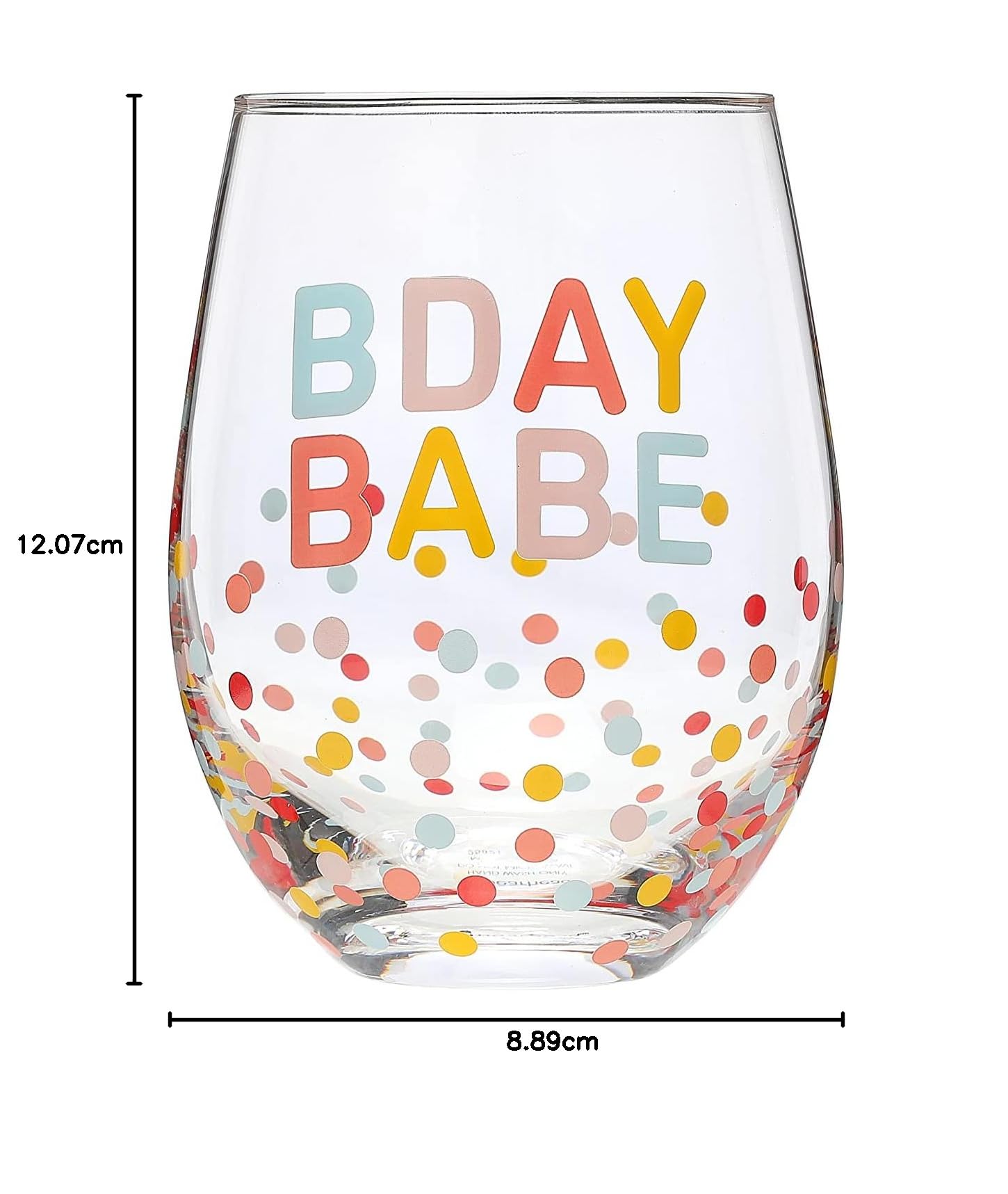 Birthday Babe Wine Glass - Perfect Party Favor -7 Birthday Babe Wine Glass - Perfect Party Favor -7