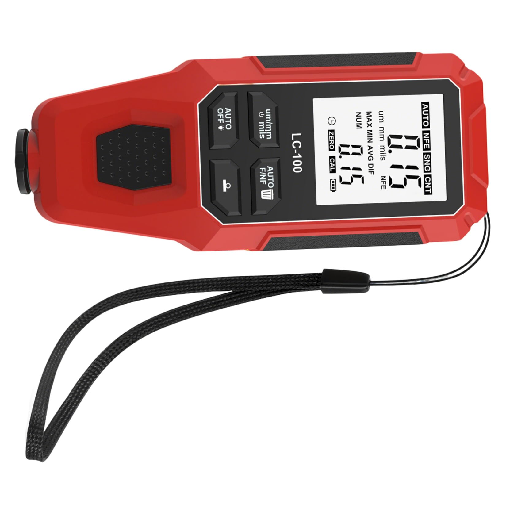 Misuratore di Spessore Vernice Auto Digitale 0–2000μm
