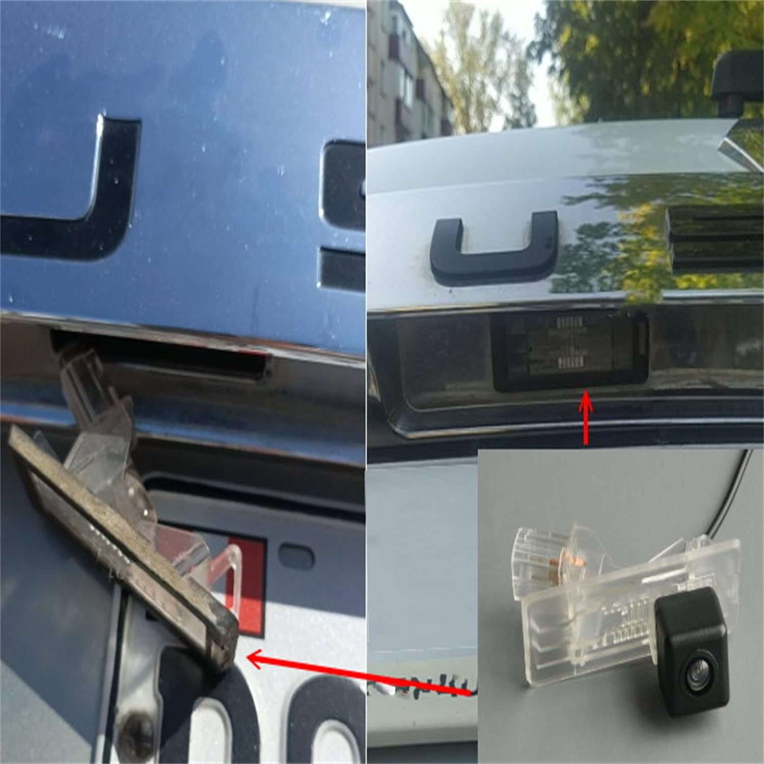 Telecamera Per Retromarcia Per Duster/Dacia Duster 2010~2018 2020,Impermeabile Visione Notturna Retrocamera per Auto HD Invertire la Telecamera