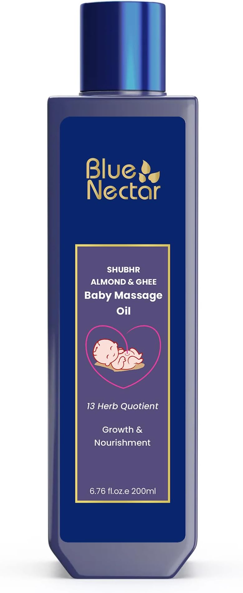 - Ayurveda Gentle Baby Oil for Newborn Skin Care -Moisturizing Baby Massage Oil for Dry Skin Moisturizer |Soothing with 100% Natural Coconut Oil & Organic Ghee (13 Herbs, 6.76 Fl Oz)