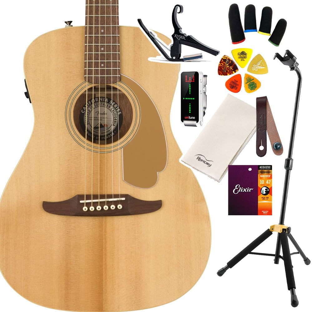 Amazon | Fender Malibu Player Natural ギター担当厳選 アコギ初心者 