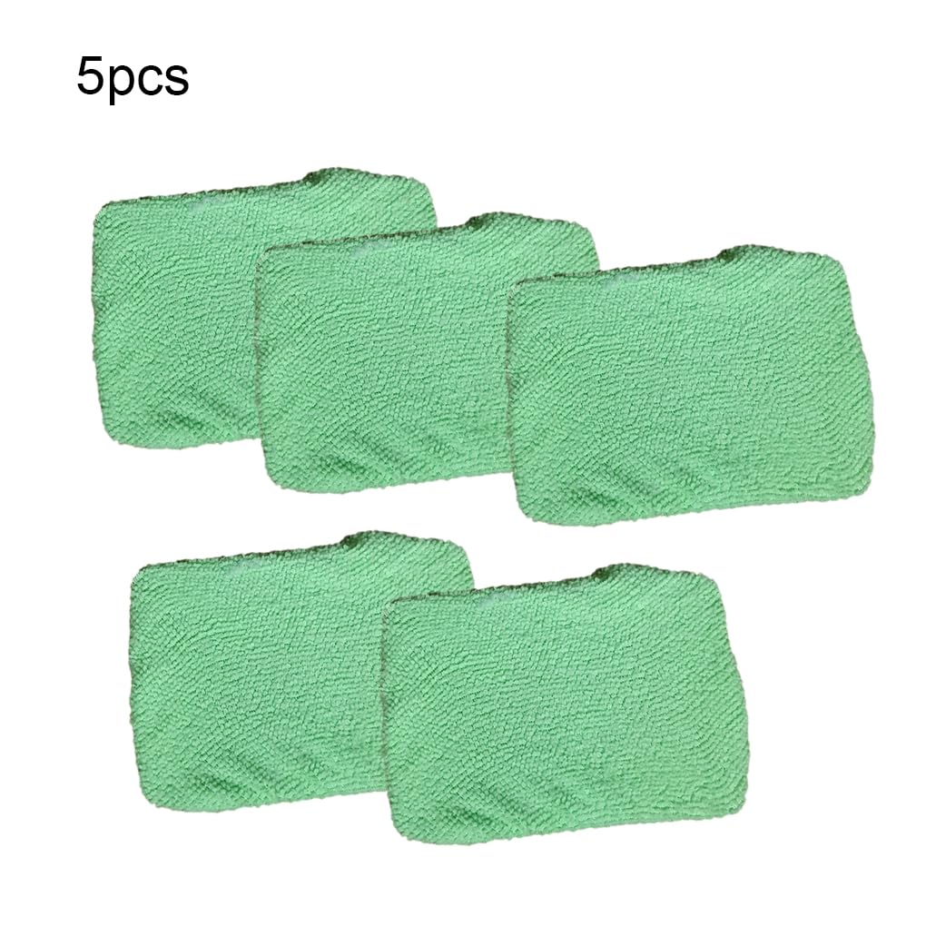 5 Pezzi Cuscinetto di Ricambio per Spazzole Pulisci Vetri per Auto Raschietto per Parabrezza Tergicristallo per Vetri Nebbia Accessori per Panno di Lavaggio , Verde