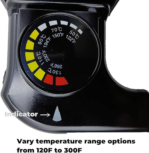 Miniatura 5 de wonnv Melter eléctrico de cera para hacer velas, 7 cuartos de galón (14 libras), kit de olla de fusión de cera de soja con válvula de vertido rápido