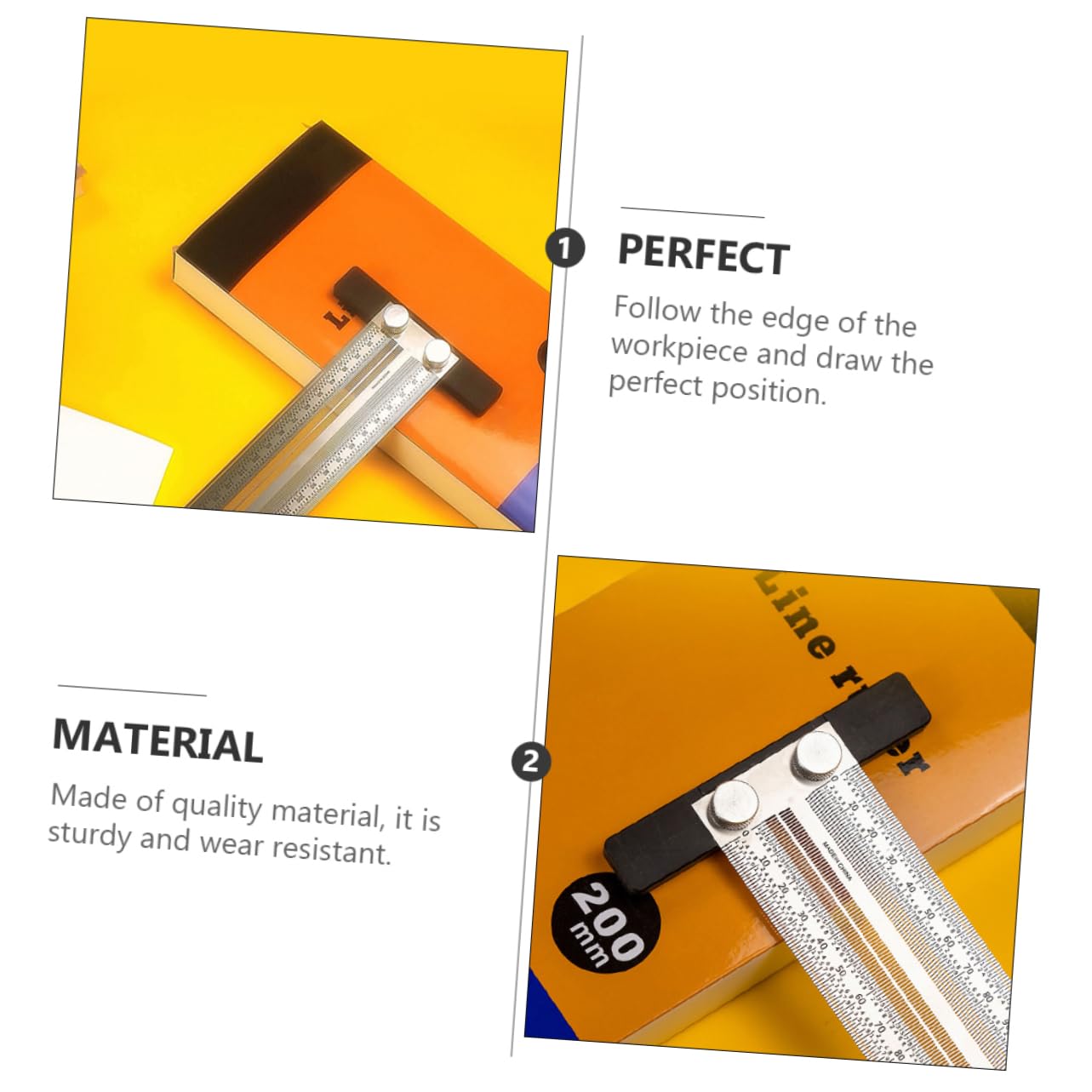 Amazon.co.jp: POPETPOP 1個 ルーラー 測定方形定規 罫線定規 大工道具 大工マーキング定規 まっすぐ定規 ケガキツール  木工定規 大工定規 ストレートルール 分割規則 ステンレス鋼 Silver : ホビー