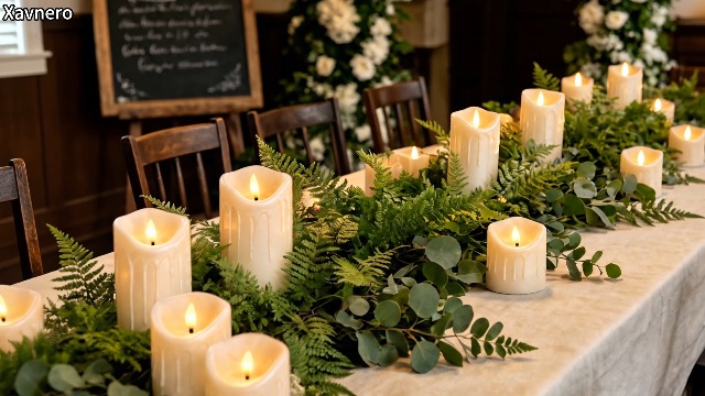 Image of 9 Pcs Flickering Flameless LED Pillar Candles, (D 3 inch x H 3 inch 4 inch 5 inch 6 inch 7 inch) Battery Operated with Remote Plastic Wax Drip Fake Candles for Home Wedding Holiday Decor,Ivory