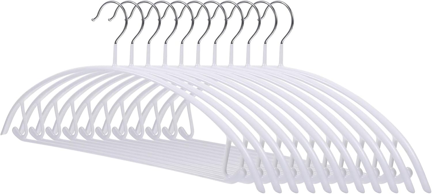 10pcs Non- PVC Clothes Hanger Heavy Duty Design for Coats Sweaters and Jackets for Closet and Laundry Room Use Load Capacity