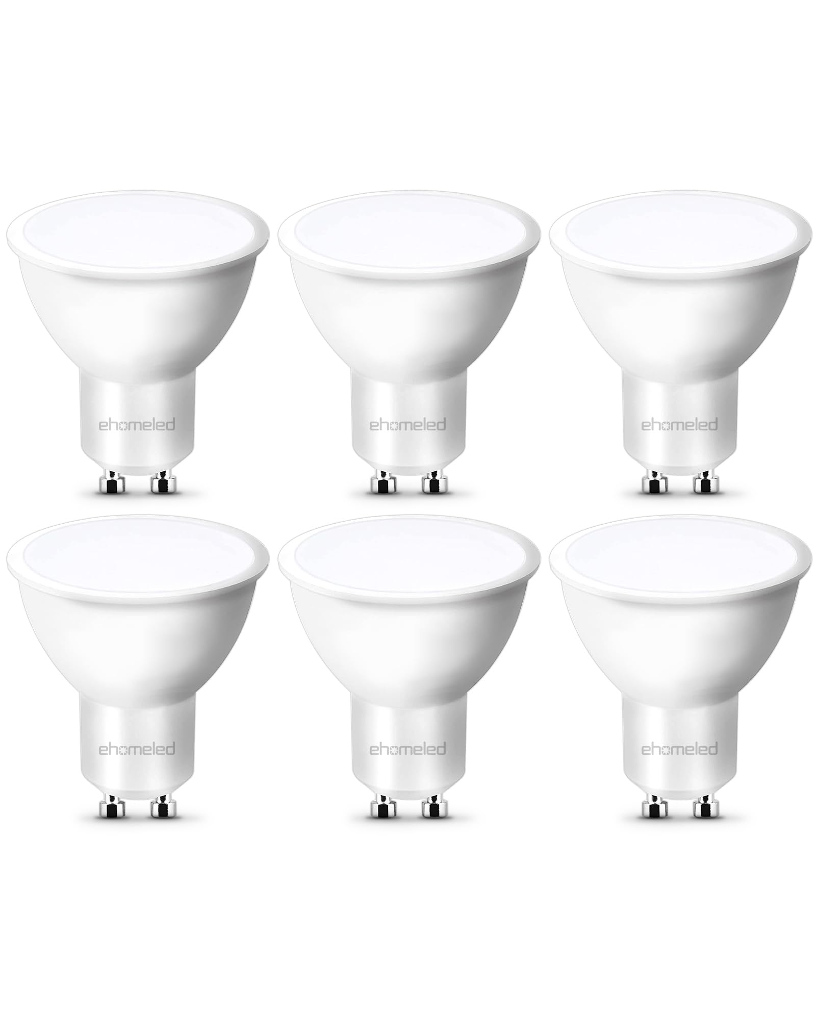 GU10 LED Bulbs Warm White 3000K, 5W (40W Equivalent) Spotlight Bulbs
