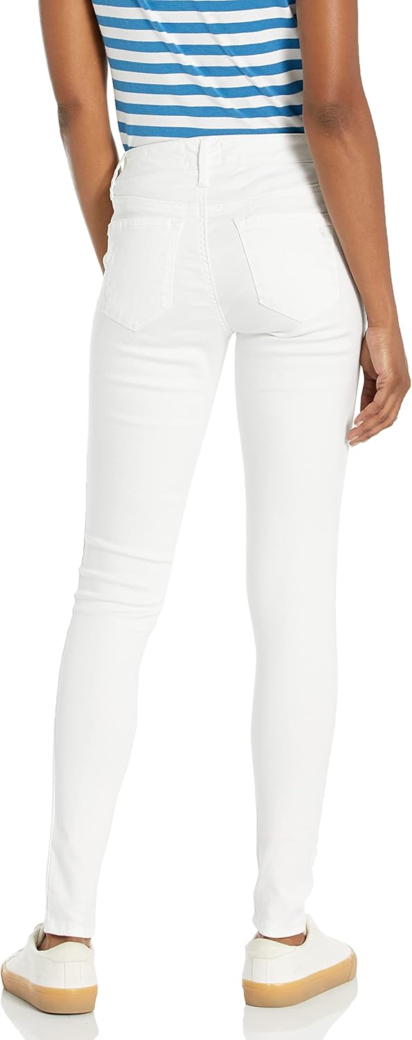 Jessica Simpson Women's Kiss Me Super Skinny Jean White - Image 2