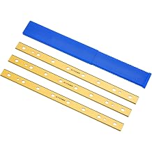13 Inch Titanium Planer Blades for DW735, DW735X, Replacement for DW7352, Titanium-Coated Knives, Set of 3