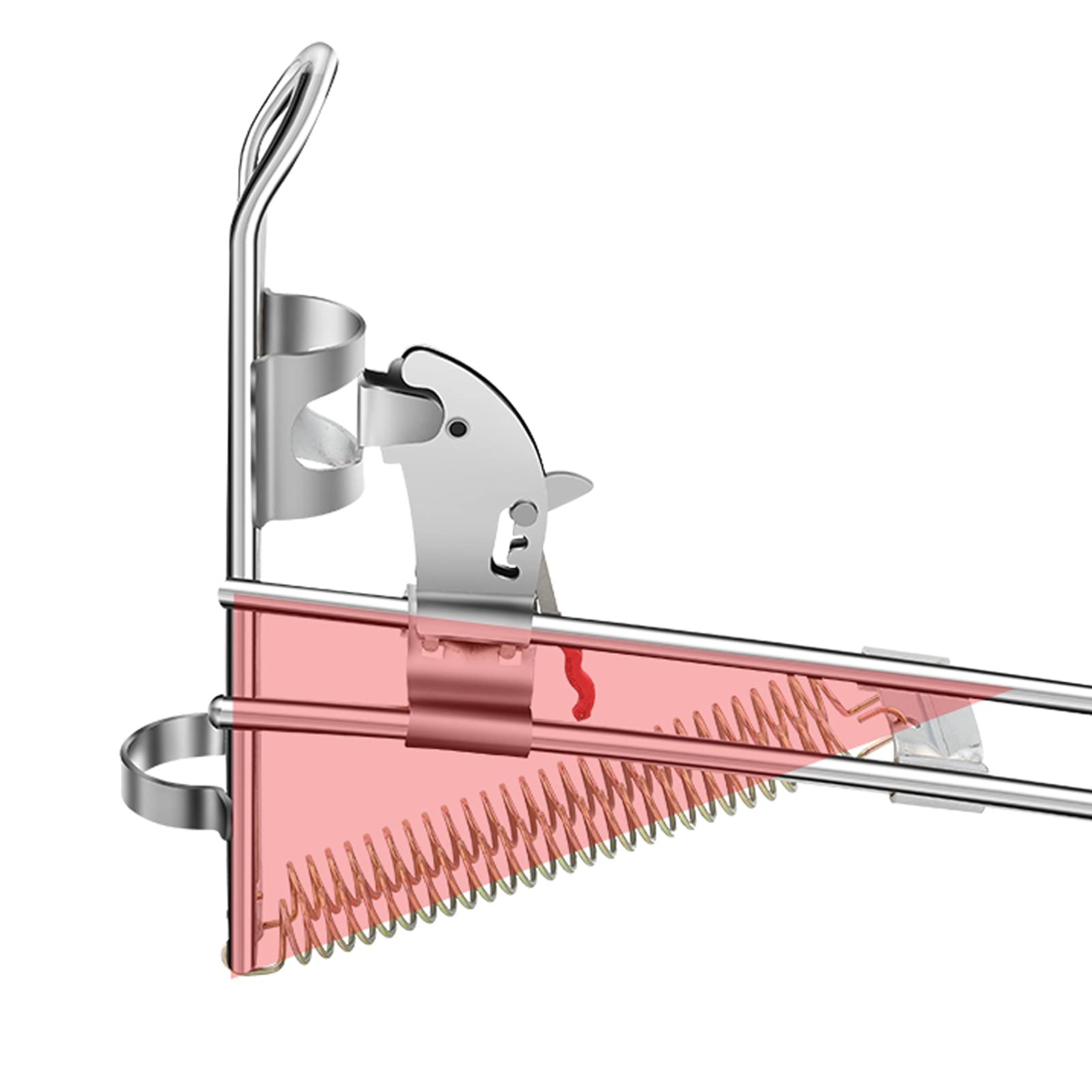 Support Canne a Peche Ejection de la Tige de la Tige de la Voie de pêche entièrement Automatique dans Le Dispositif de Barre de Rebond Turelle de pêche Support de Canne à Pêche