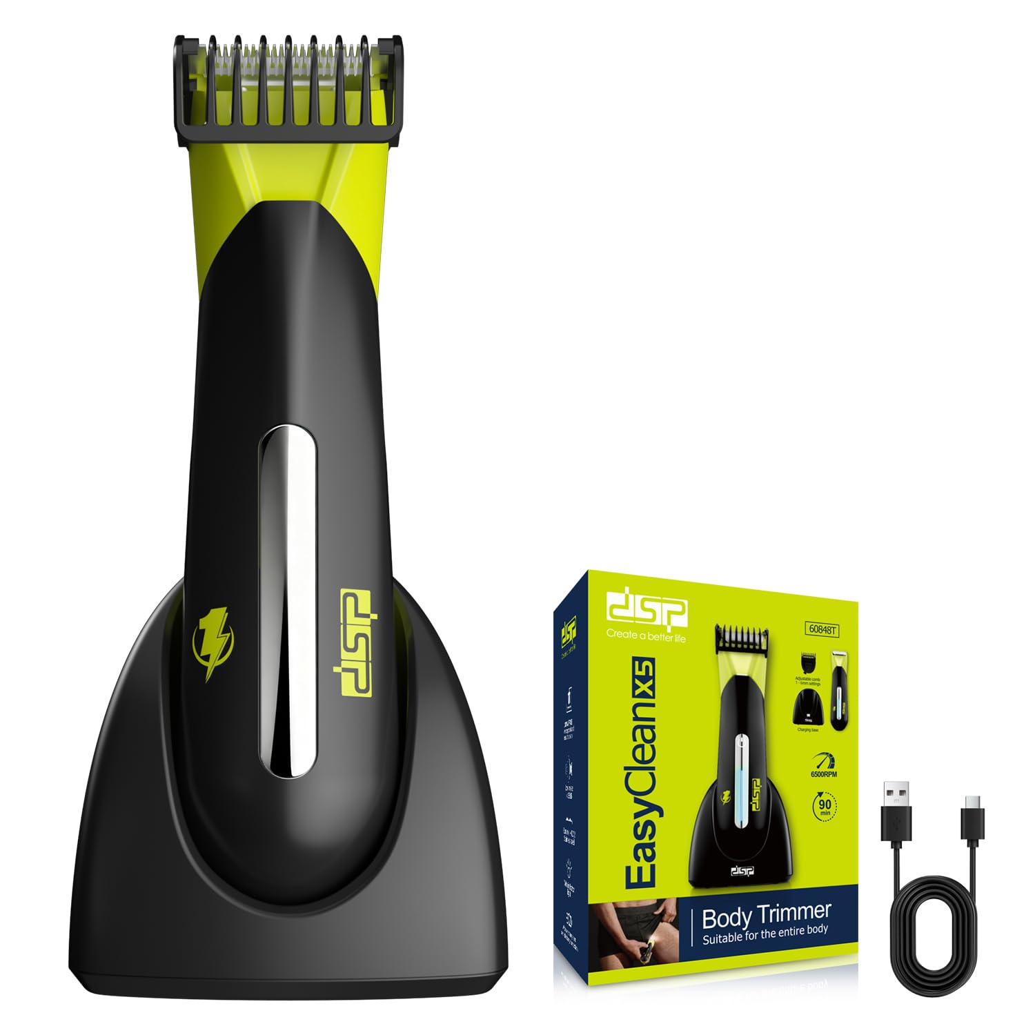 【美品】TSR DSP 1612 Amazon.com: DSP Body Hair Trimmer for Men, Waterproof Cordless