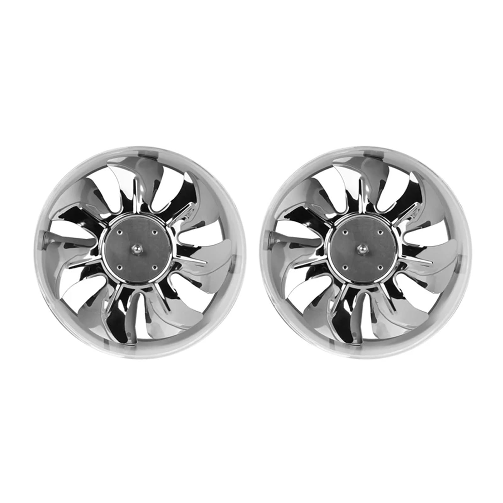 Ventilateur de conduit en ligne 4 pouces blanc lot de 2 pour extraction d'air