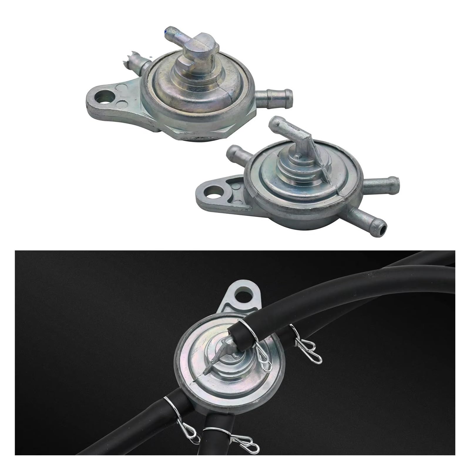 Pompe à Carburant à Gaz Pour Moto, Robinet En Aluminium, Filetage Doré, Ligne De Carburant, Carburant Précieux Petcock, Pouvez-vous 6 49cc 50cc 125cc 150cc Scoo, 6mm