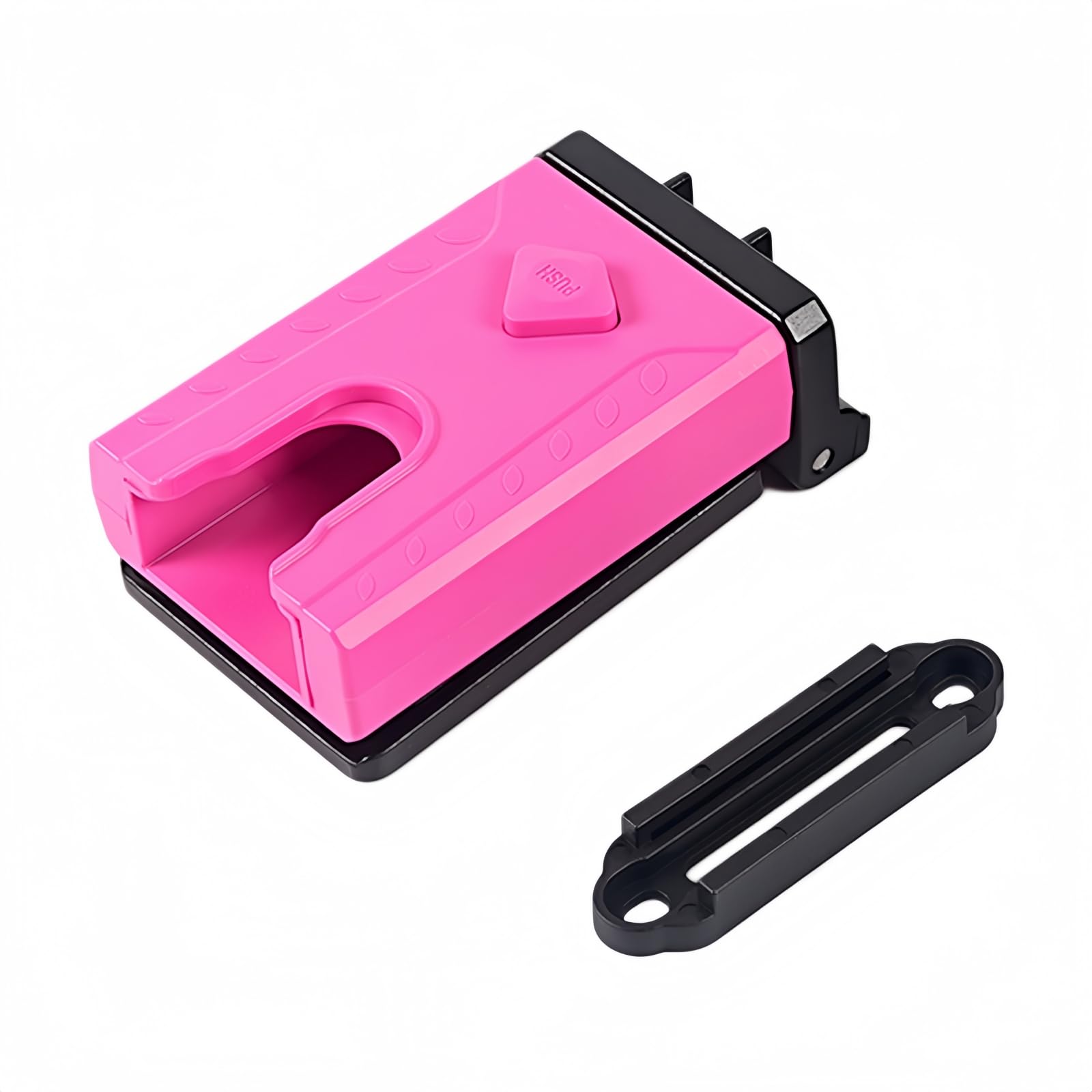 YYunying Bike Pedal Parking Rack Mount for Outdoor, Portable, Widened, Pink