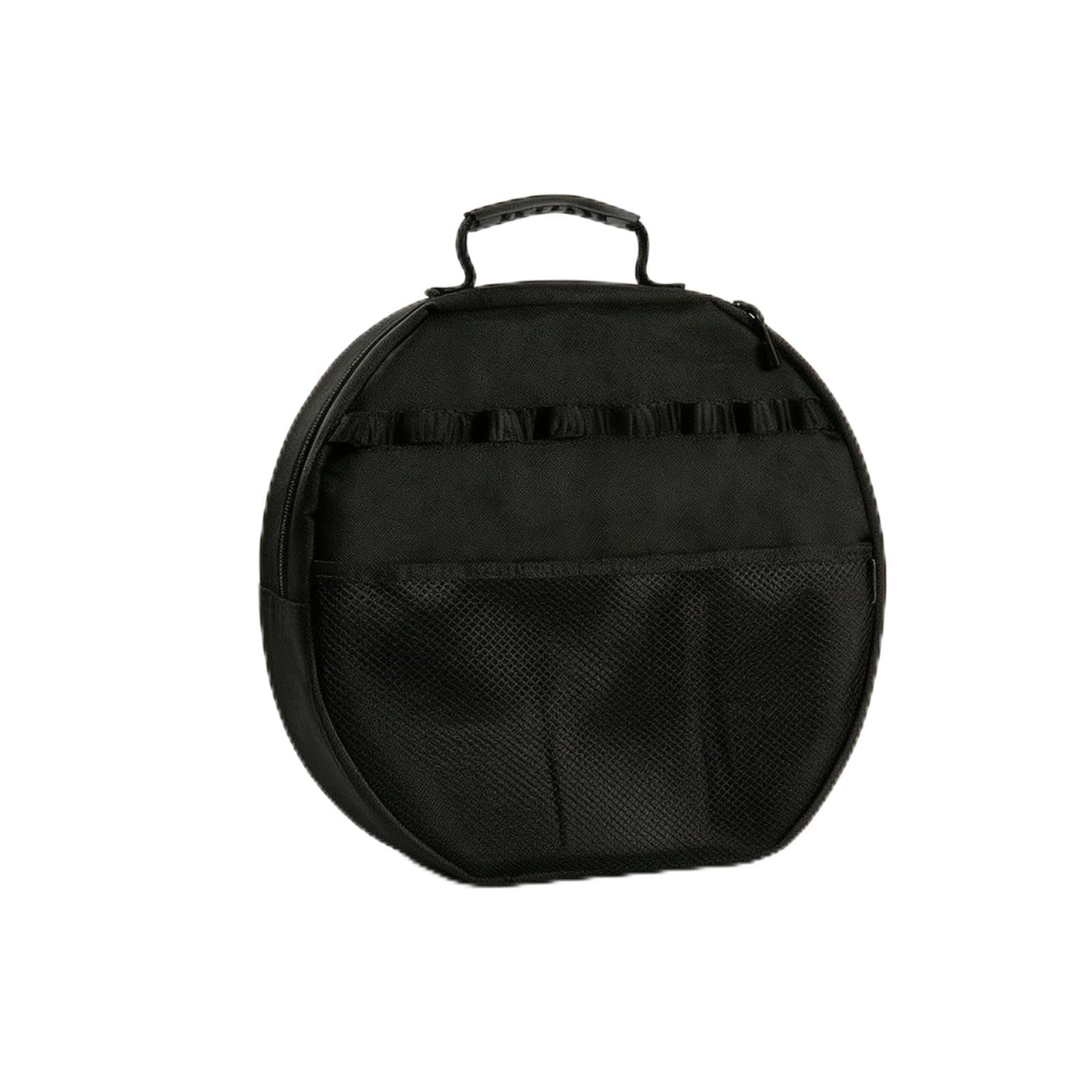 Griddle Bag with Mesh Pocket Structured Griddle Bag Portable Camping Cookware Organizer for Campers, Outdoor Cooking, Picnics Black-image-48