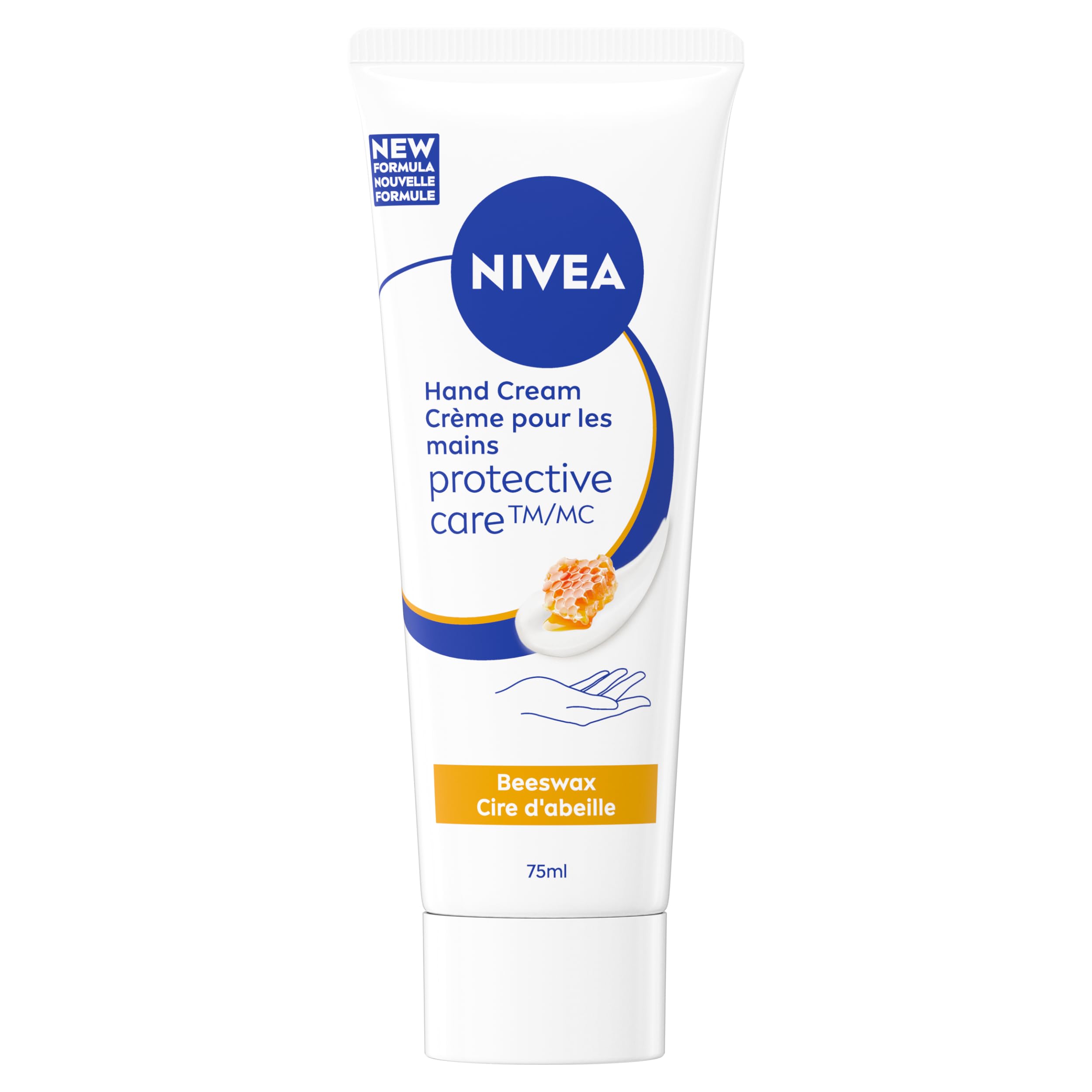 Nivea Cream Protective Care Beeswax Hand 75Ml