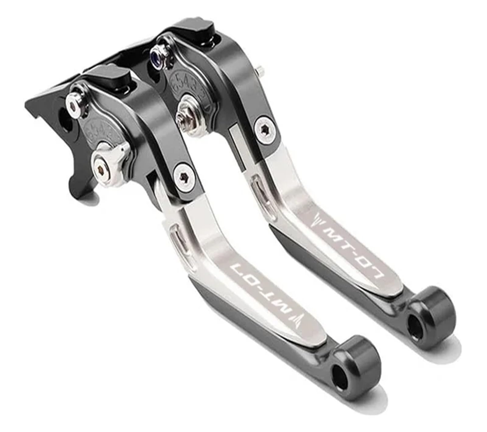 Ywqjiopm R Motorcycle Brake Clutch Leve Fo Mt-07 Fz-07 Mt 07 Fz07 Mt07 Fz 07 2014-2022 Motorcycle Adjustable Folding Extendable Brake Clutch Levers Handle