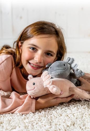Miniatura 3 de Mary Meyer Axolotl - Juguete suave de peluche, 12 pulgadas, Otto gris