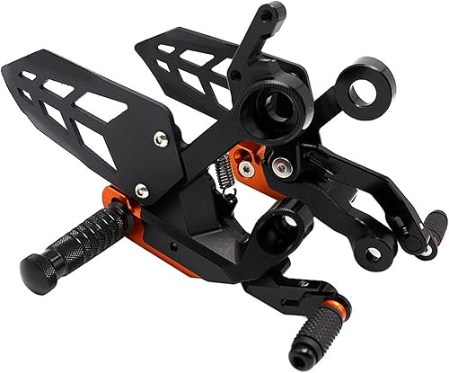 HAIBING Para KTM 790 Duke 890 Duke motocicleta - Reposapiés ajustables de aluminio CNC juego trasero de repuesto accesorios de actualización