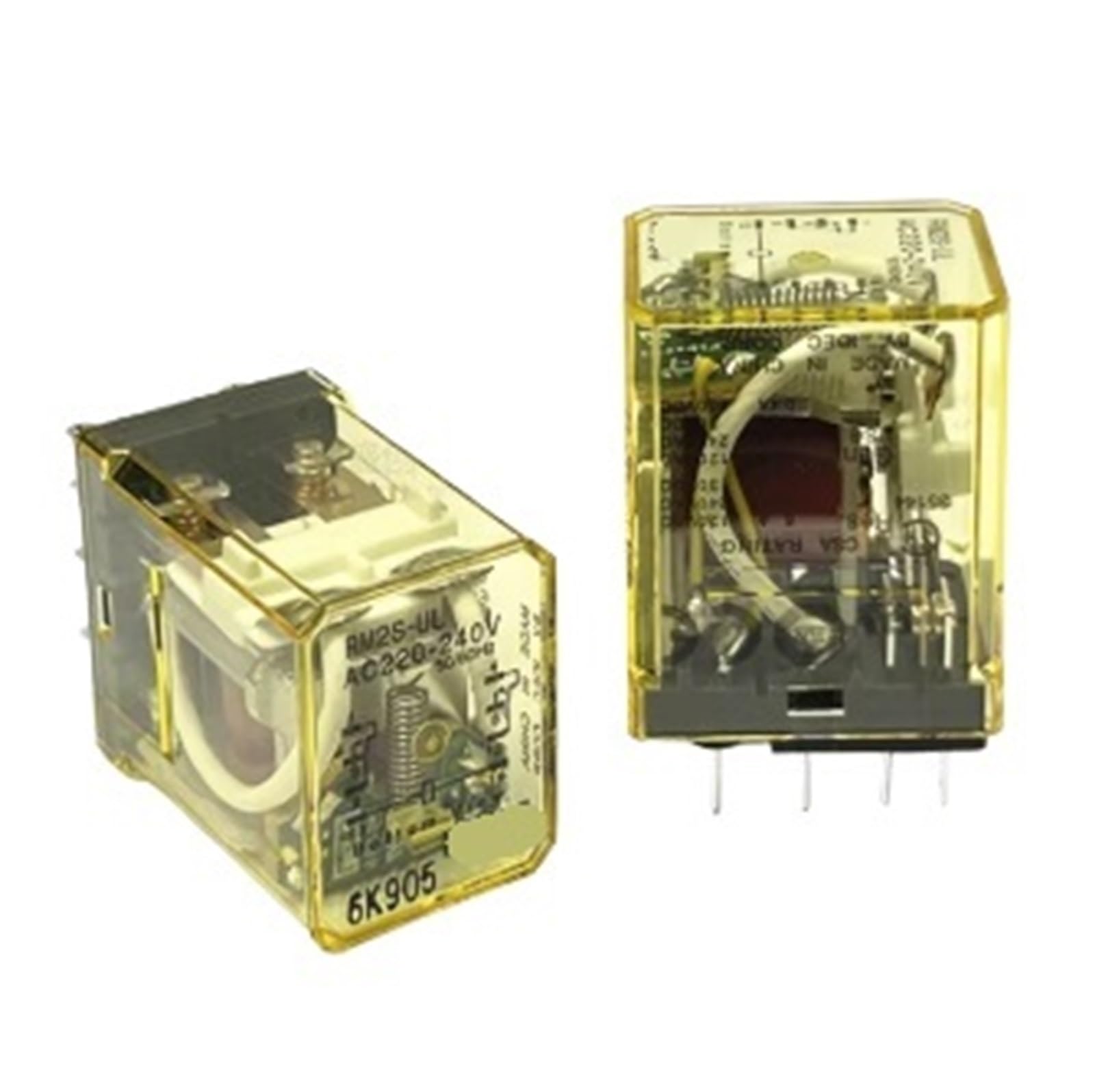 YMUGUEGH 1pcs relay RM2S-UAC24V 24V 8-pin 2-pin on/off