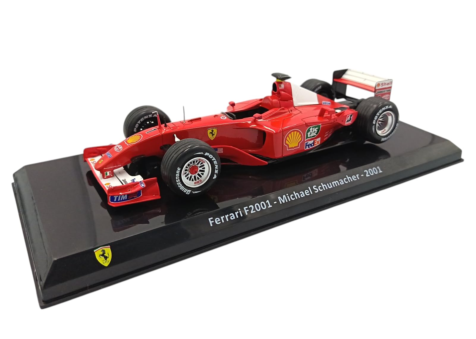 OPO 10 Formula 1 compatible with Ferrari F2001 Michael Schumacher 2001-1/24 Scale F1 Miniature Car - GF073