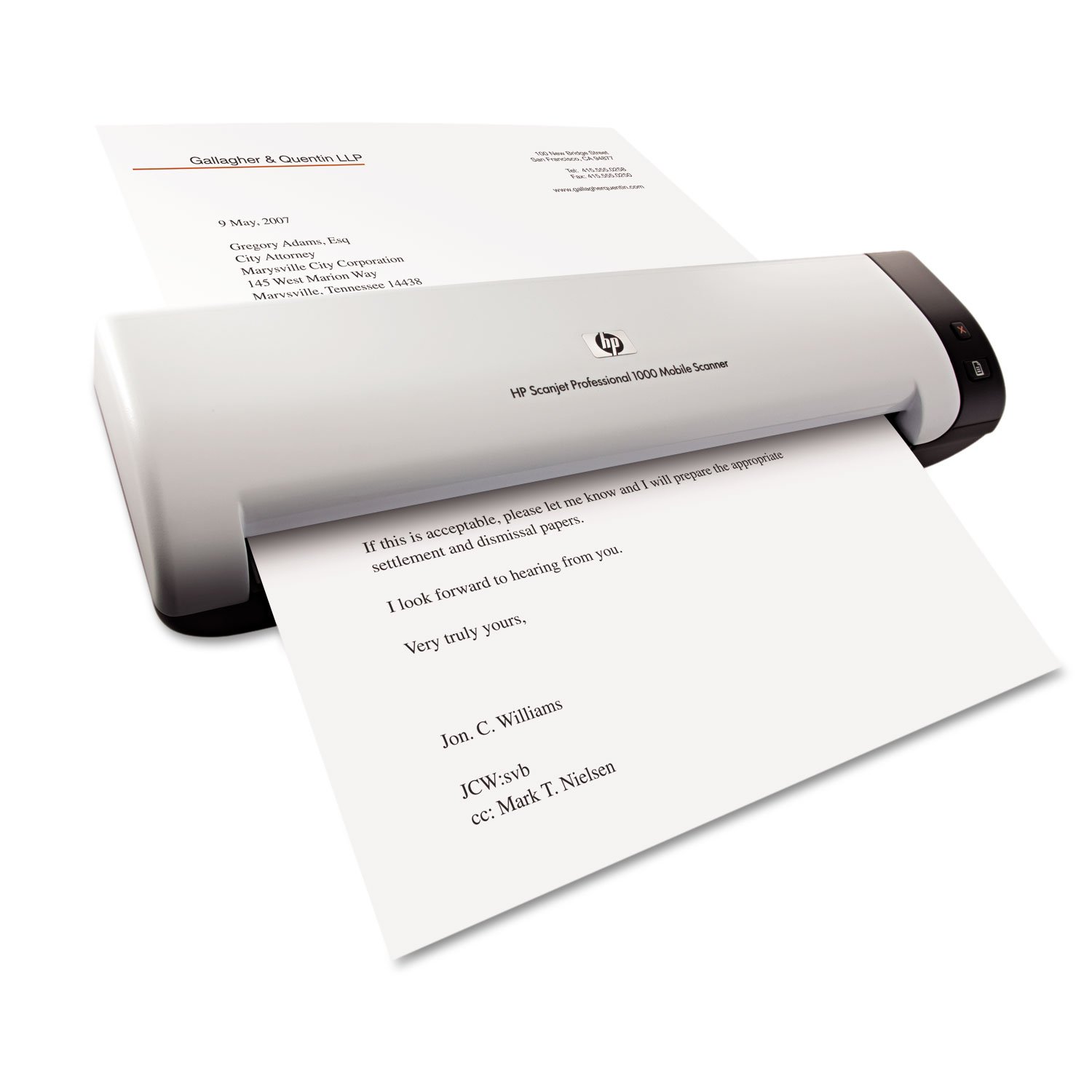 HP Scanjet Professional 1000 Mobile Scanner, (L2722A)