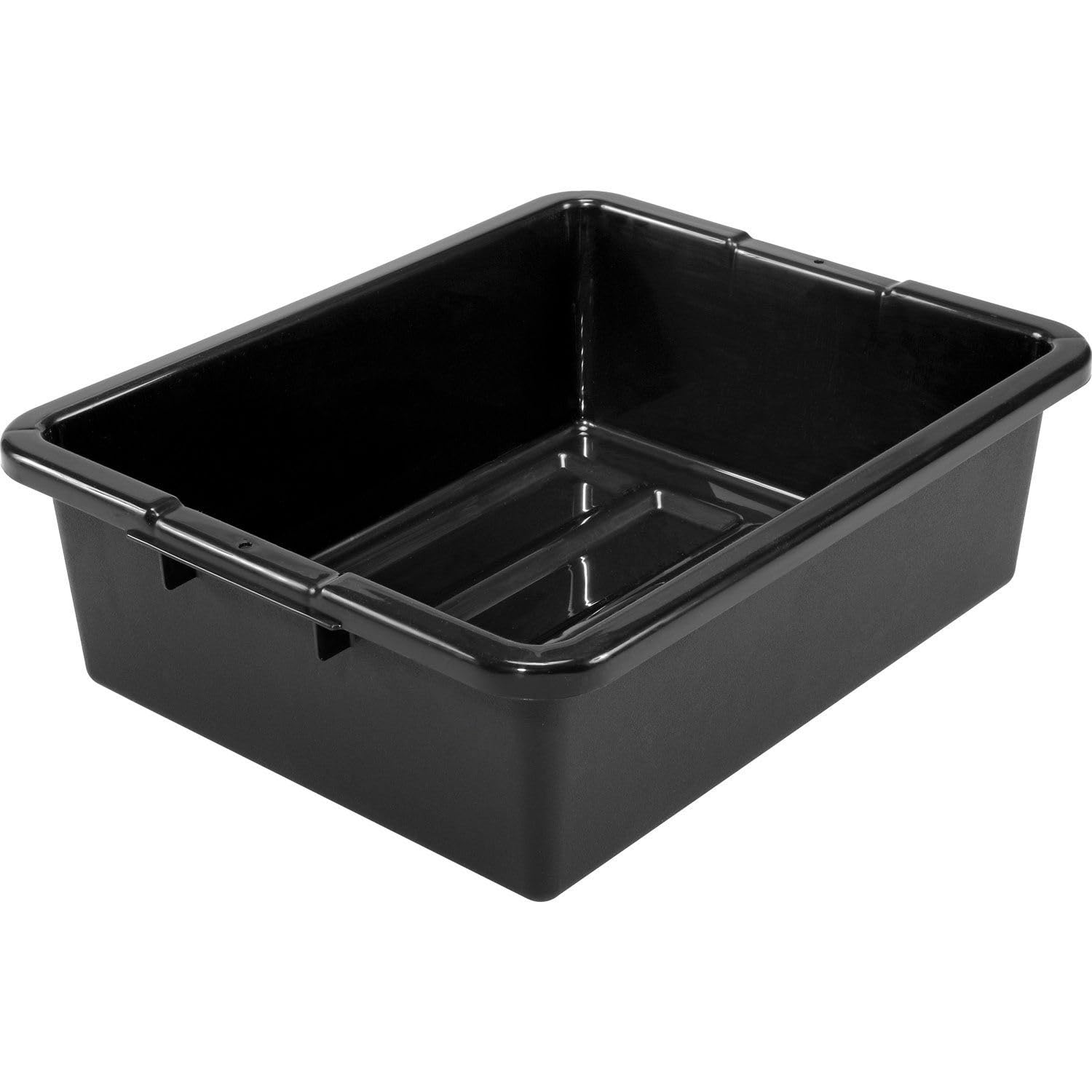 Black Plastic Bus Tub by QUANTUM STORAGE SYSTEMS – Plastic, Black, Model GLFSB-22177RBRNB