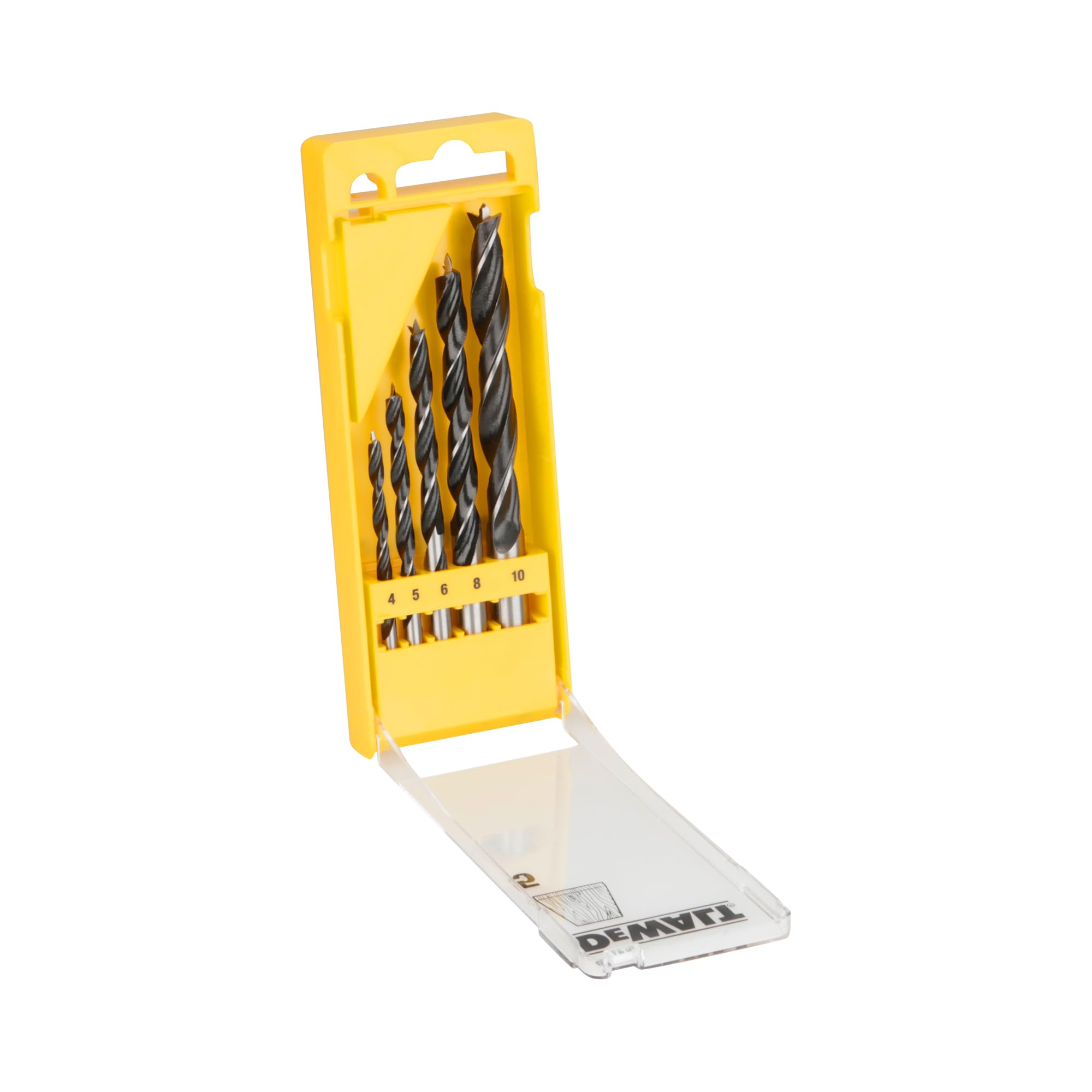 DEWALT Brad Point Wood Drill Bit Set (5 pc.), DT4535-QZ