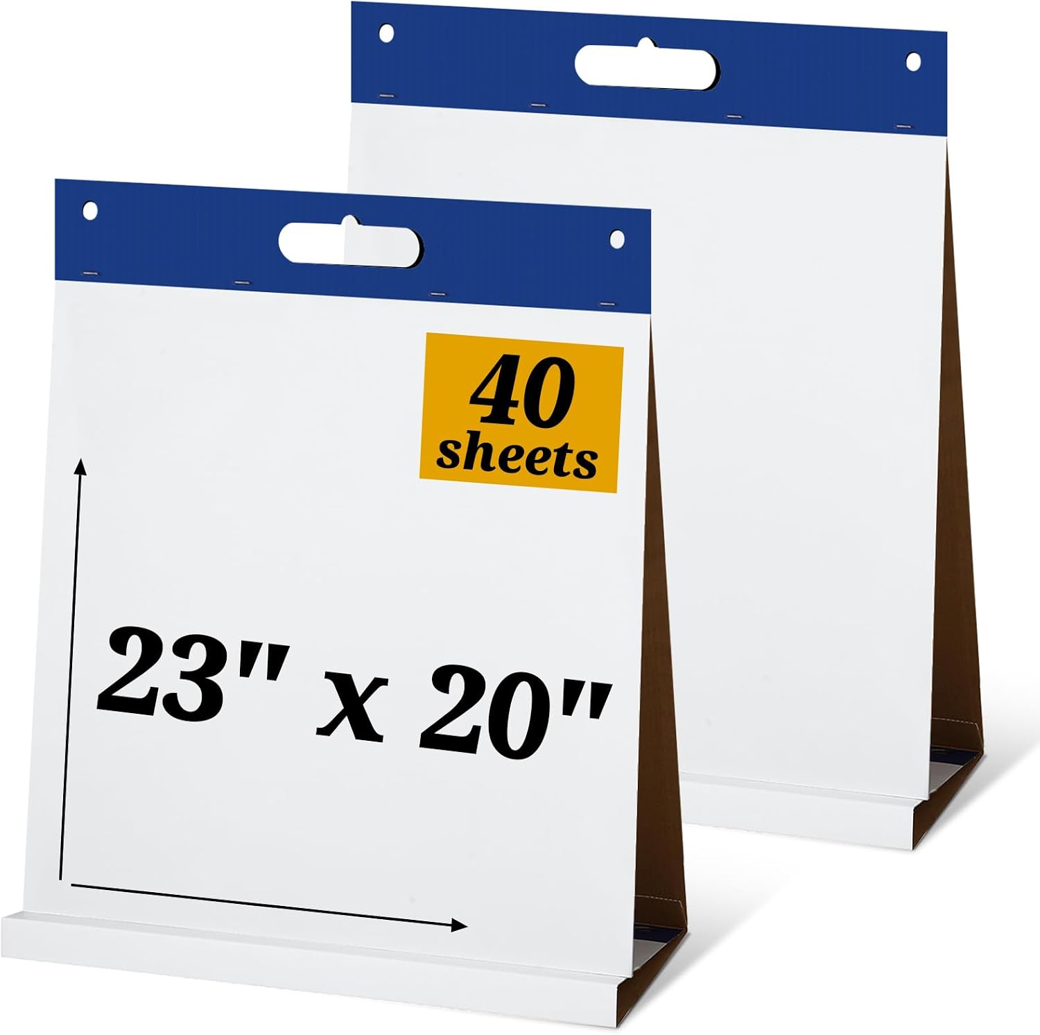 Geetery 4 Pcs Sticky Easel Pad 20 x 23 in with Flip Chart Paper, Colorful