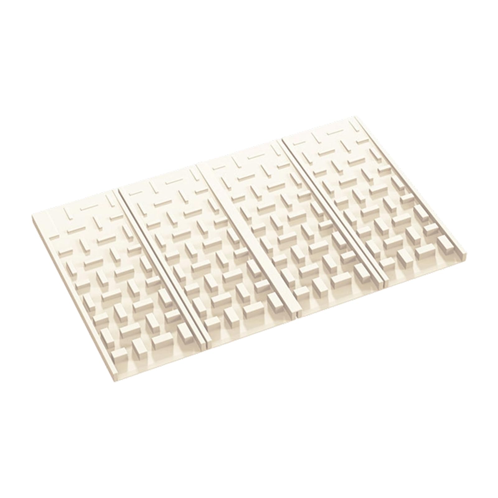 CAZSTYK 4 Fold Silicone Table Protector Textured Top for Dining Kitchen Countertop Easy to Clean Silicone Table Protector