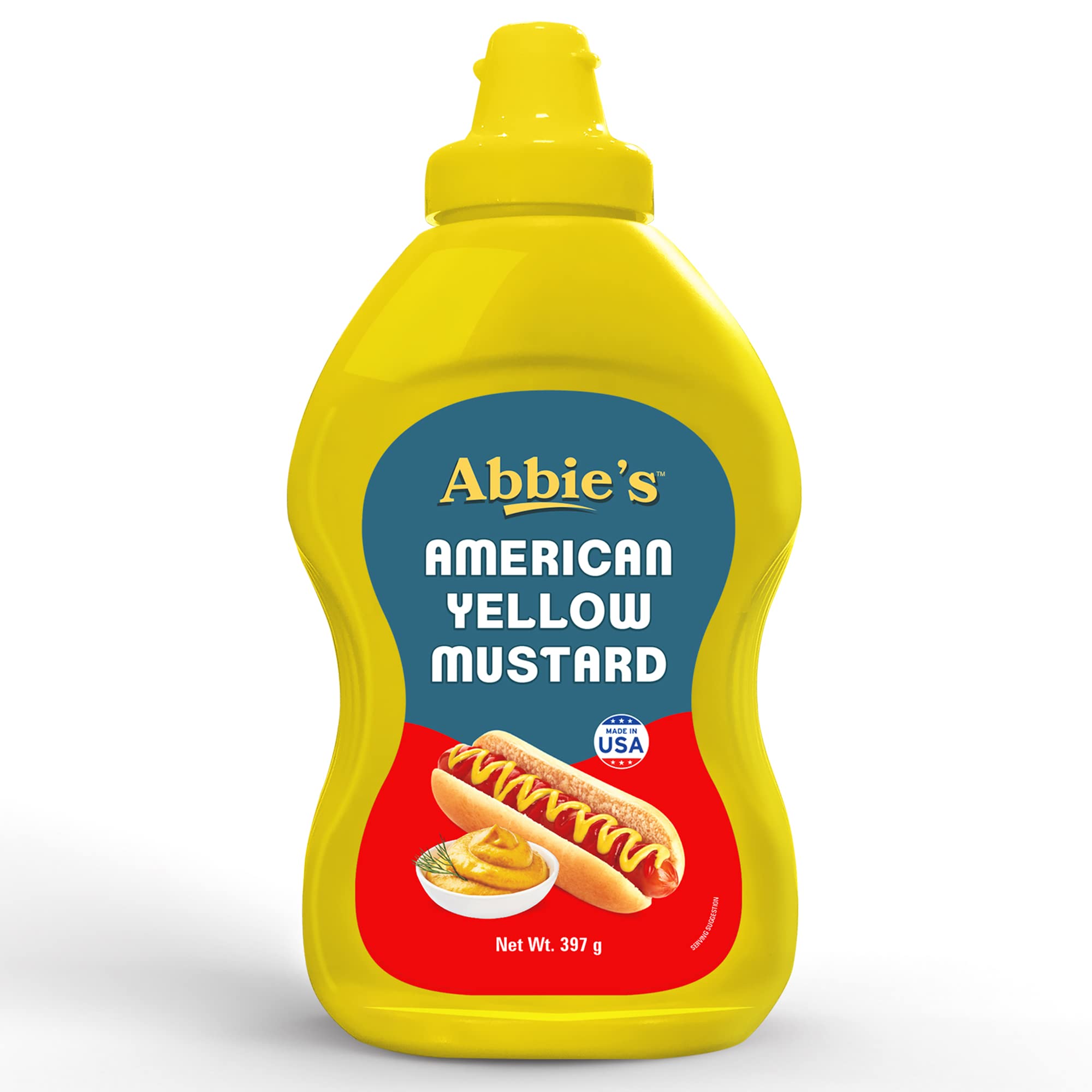 Abbie's Squeeze Yellow Mustard, 794 g (397 g X 2 units), Product of USA