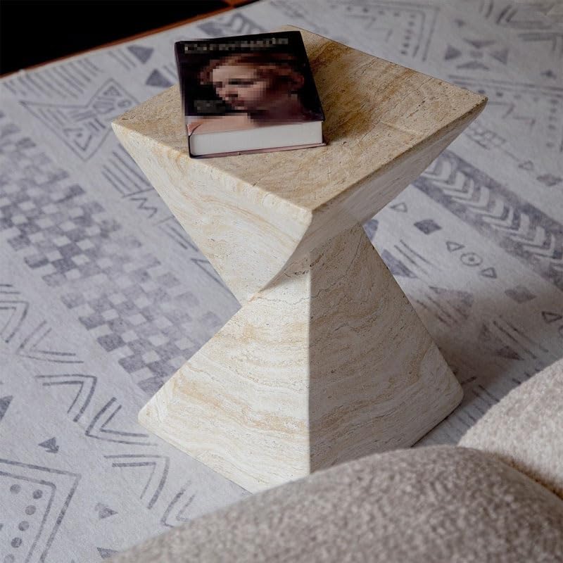 Canapé Table Basse Chambre à Coucher Imitation travertin Table Basse B & Appartement Salon Meuble TV côté Boutique Balcon Simple Coin