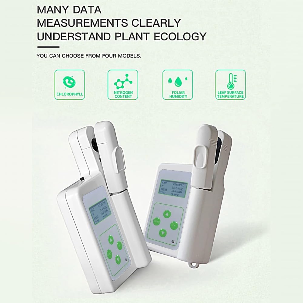 Chlorophyll-Messgerät, Pflanzenblatt-Chlorophyll-Analysator, 0,0 bis 99,9 SPAD, zur sofortigen Messung des relativen Chlorophyllgehalts Haltbarkeit, Effizienz(GYJ-B)
